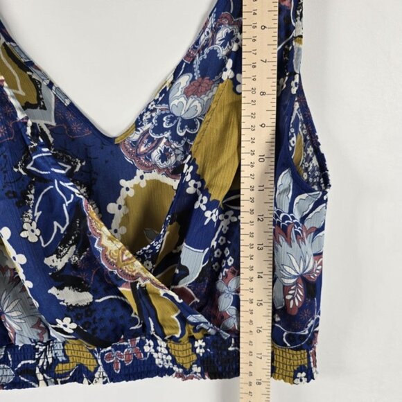 NWT FREE PEOPLE Ocean Combo Weekend in Montauk Cropped Tank Top OB1338373 Sz M - Picture 7 of 12